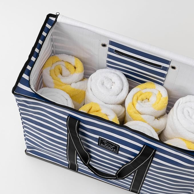 SCOUT 4 Boys Zip Tote XX-Large - Durable Lightweight Bag for Beach, Pool, Family Travel, Storage - Water-Resistant, Zips Shut