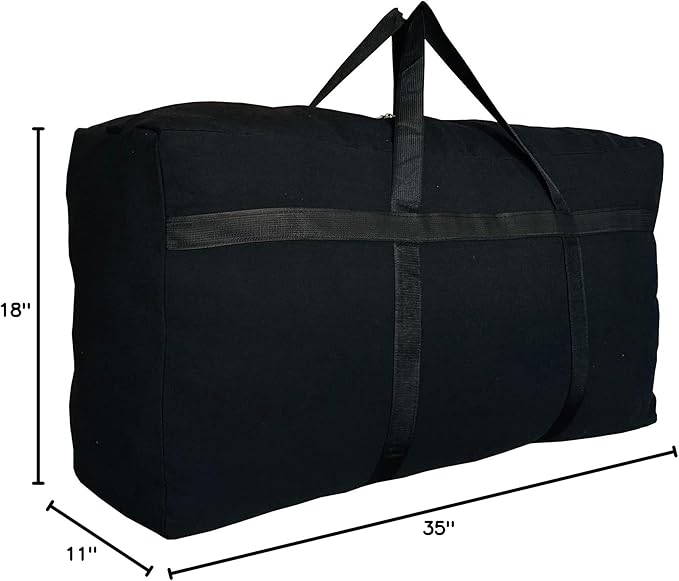 Extra Large Storage Duffle Bag with Zippers and Handles, Big Foldable Duffle Bag for Travel