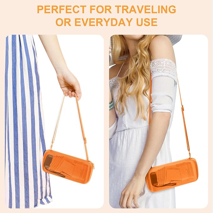 LEAGERA Compact Travel Umbrella with Case - Mini Umbrella for Purse, Small Lightweight &Tiny Design Perfect for Parasol Outdoor Sun&Rain Umbrellas