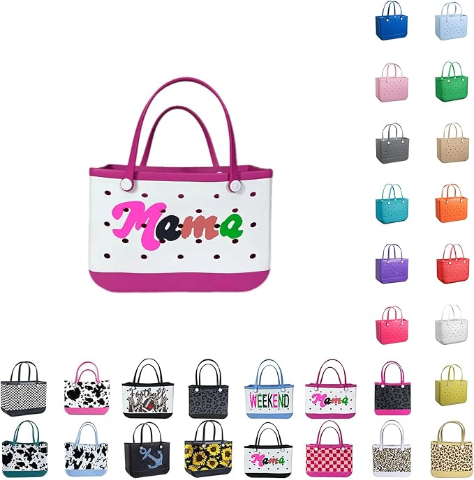 EVA Waterproof Washable Tote Bag for Beach, Pool, Boat, Sports