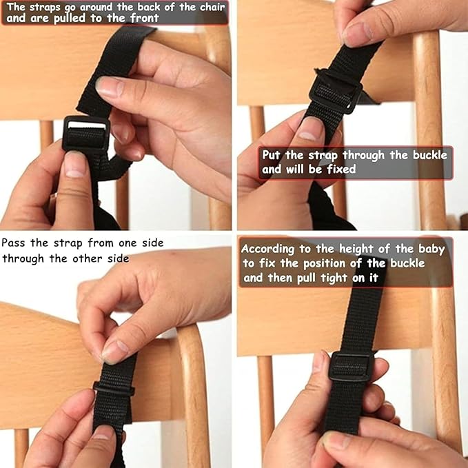 Alovexiong Universal 5 Point Harness Baby Seat Belt, Adjustable Harness Baby Safety Strap