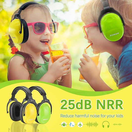 ZOHAN Kids Ear Protection 2 Pack,Kids Noise Canceling Headphone for Concerts, Monster Truck, Fireworks