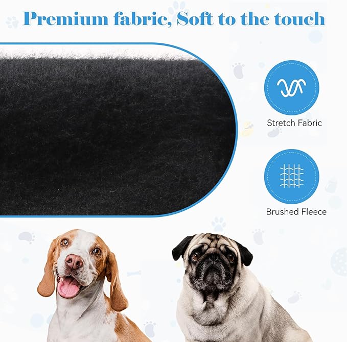 Dog Hoodie Dog Sweaters for Large Dogs,Pet Sweater Soft Solid Brushed Fleece Pet Clothes Pet Hoodie Sweatshirt with Pocket(Black-L)