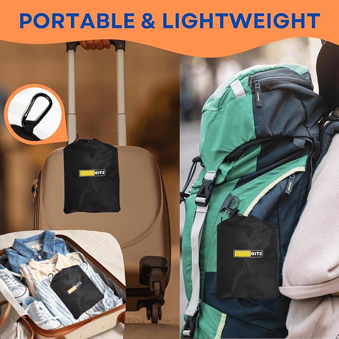 Foot Hammock for Plane Travel - Airplane Leg Hammock, Foot Sling for Traveling, Airplane Foot Rest with Rigid Base, Plane Leg Rest with Soft Foam, Air Travel Essentials for Flying