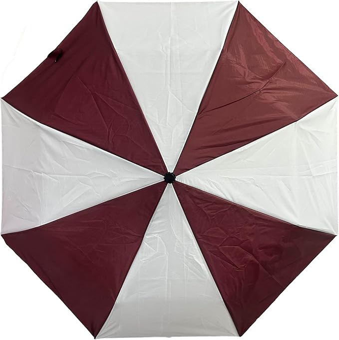 Topsy Turvy Compact Umbrella for Sports Games, Travel, Rain, UV Protection, & Everyday Use, Team Colors