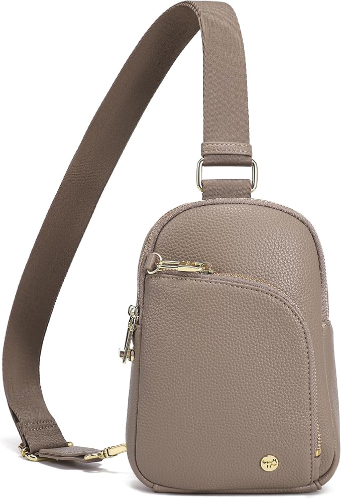 INICAT RFID Blocking Sling Bag Anti Theft Crossbody Bags Women Valentine's Day Gifts Travel Purses Vegan Leather