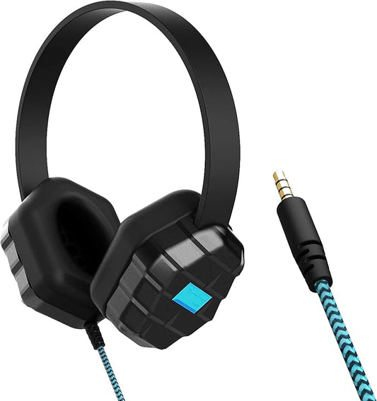 Gumdrop DropTech B1 On-Ear Headphone. Designed for K-12 Students, Teachers and Classrooms – Drop Tested, Rugged and Reliable for an Enhanced Educational Learning Experience. Color – Black