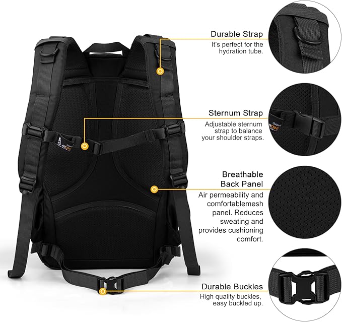 Mardingtop Military Tactical Backpack for Men 28L Molle Rucksack Assault Pack EDC Daypack for Hiking,Travel,Camping, Hunting