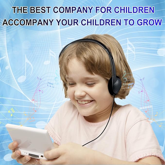 CN-Outlet Wholesale Kids Headphones in Bulk 25 Pack for School Classroom Students Children and Adults - Black