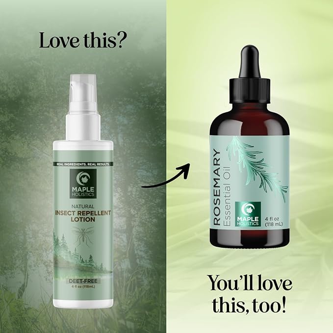 Bug Repellent Lotion for Adults & Kids - DEET Free Insect Repellent Lotion for Ticks & Mosquitoes - Made with Citronella & Lemongrass - Dermatologist Tested - Light Scent Vegan & Cruelty Free (4oz)