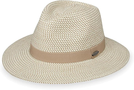 Wallaroo Hat Company Charlie Fedora – UPF 50+ UV Protection Sun Hat, Wide Brim, Adjustable, Packable, Women & Men, 2 Sizes