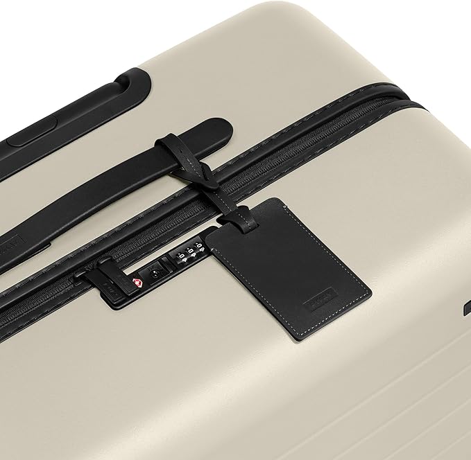 Away Large Checked Luggage, 29 Inch Hardside Suitcase with Spinner Wheels, Lightweight & Durable, TSA Lock, Salt White Matte