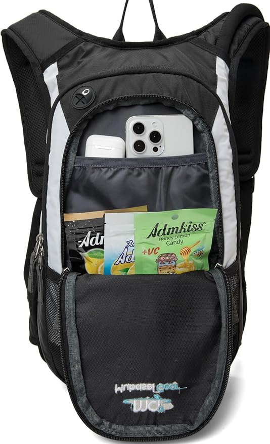 15L Insulated Hydration Backpack Pack with 2L Water Bladder Lightweight Hiking Backpack Bag for Women Men Daypack for Hiking Running Festival Camping Biking