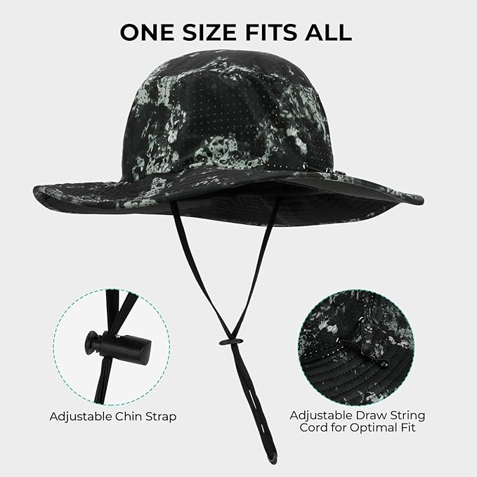 KastKing Sol Armis UPF 50 Boonie Hat - Sun Protection Hat, Fishing Hat, Beach & Hiking Hat, Paddling