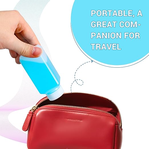 4oz Leak Proof Plastic Bottles with Caps, Laboratory Reagent Bottle, Reusable Small Pill Storage Containers for Travel, Classrooms, Home (6 pack translucent)