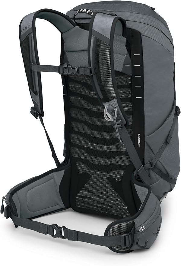 Osprey Talon 26L Men's Lightweight Hiking Backpack - Daypack for Travel & Camping, Phantom Grey/Dark Charcoal