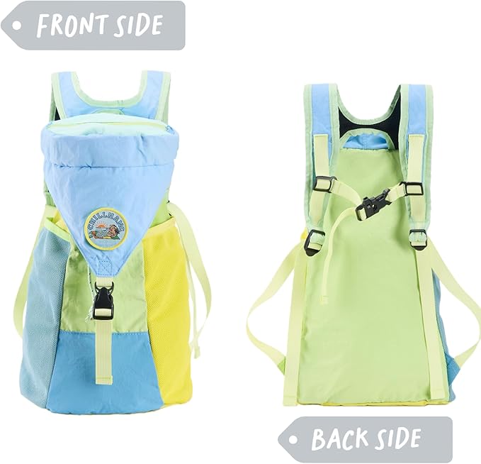 Packable Backpack, Lightweight Hiking Daypack for Men & Women, 18L Foldable Water-Resistant Small Backpack with Color Block Design for Outdoor Trekking Camping Travel