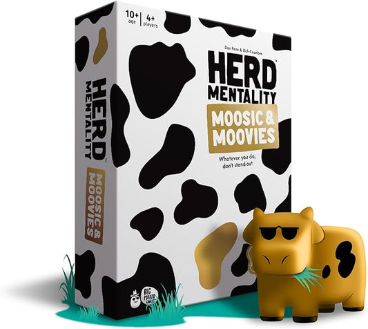 Big Potato Herd Mentality Moovies & Moosic Board Game | Fun for The Whole Family