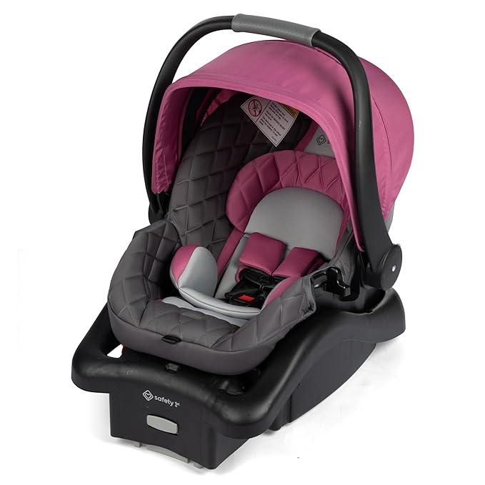 Safety 1st onBoard™ Insta-Latch™ DLX Infant Car Seat with Base, Baby Car Seat for 4-30 lbs., Rear Facing Car Seat, Beach Rose