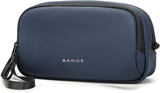 BANGE Travel Organizer Case, Water Resistant Electronics Travel Bag Organizer for Cable,Easy to store backpacks (Blue)
