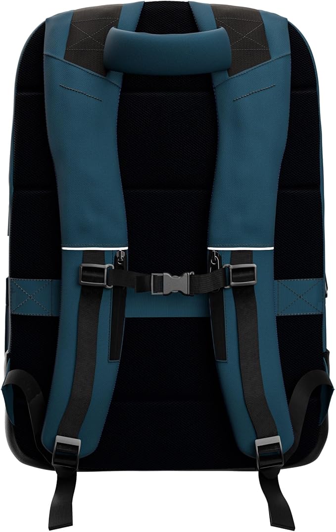 Zion Cases Slab Case Backpack with Slab Case 2GO Graded Card Case; Fits PSA, BGS, HGA, SGC, and CSG Graded Card Slabs; Ideal Travel Storage Solution; (Navy)