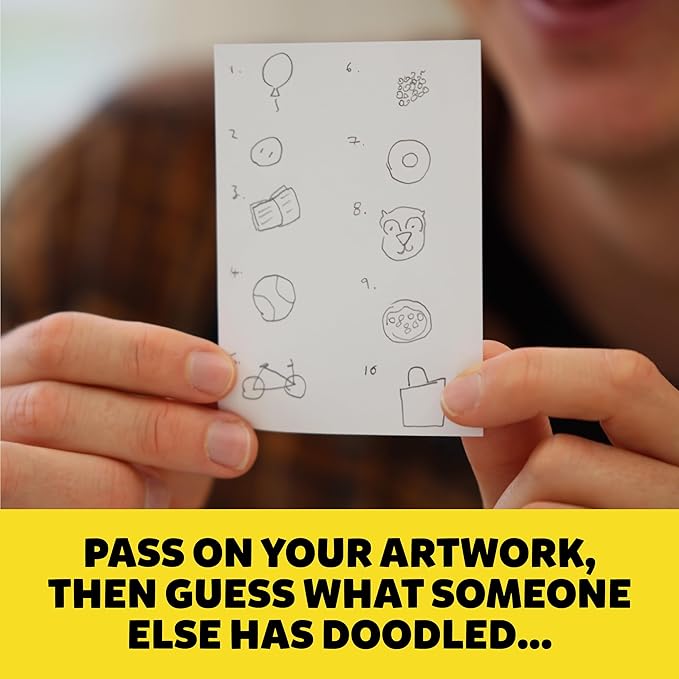 Six Second Scribbles: The frantically Fast and fantastically Fun Drawing Game | A Family Friendly Party Game for Children, Teens and Adults (New Edition)