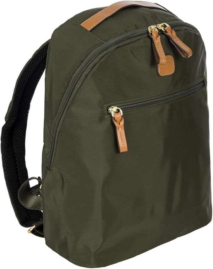 Bric's X-Travel City Backpack - 13 Inch - Travel Backpack for Women and Men - Designer Bag with Large Pockets - Olive