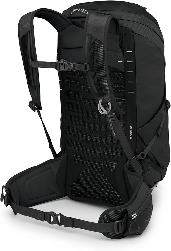 Osprey Talon 26L Men's Lightweight Hiking Backpack - Daypack for Travel & Camping, Black/Coal Grey