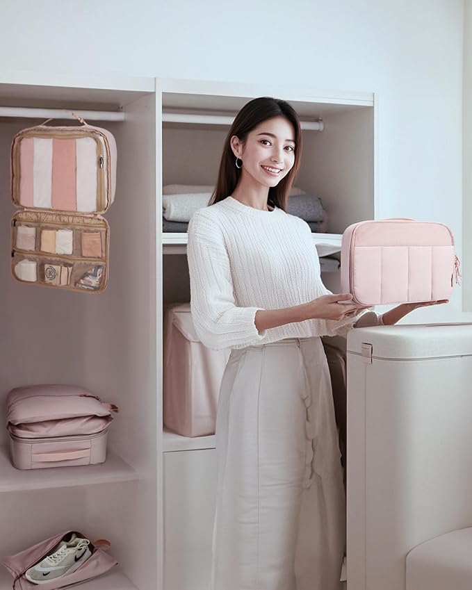 BAGSMART Compression Packing Cubes for Travel, 6 Set/5 Set/4 Set, Compression Suitcase Organizer Bags Set for Suitcases Travel Essentials, Lightweight Packing Organizers