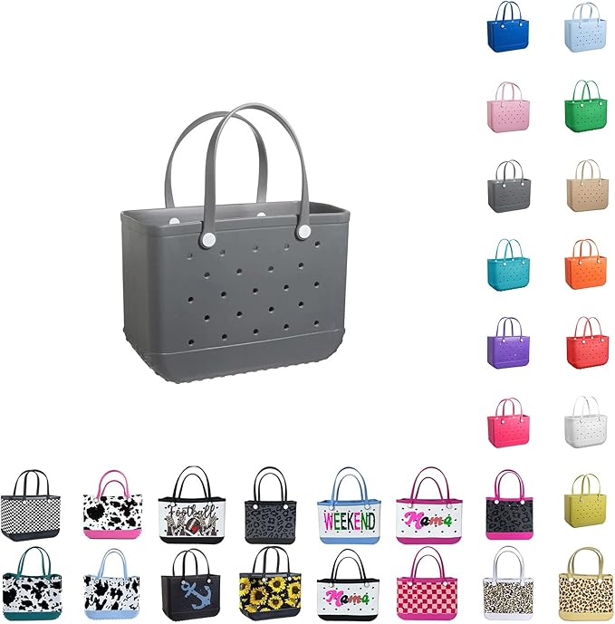 EVA Waterproof Washable Tote Bag for Beach, Pool, Boat, Sports