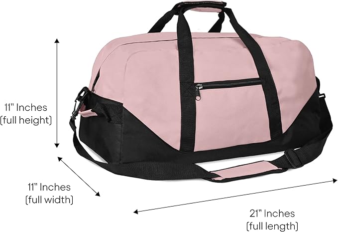 21" Large Duffle Bag with Adjustable Strap
