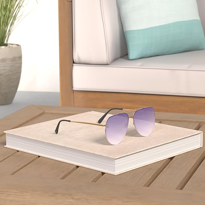 Trendy Oversized Aviator Sunglasses for Women 2025, Cute Retro Aviator Sun Glasses UV Protection Big Shades VF2203