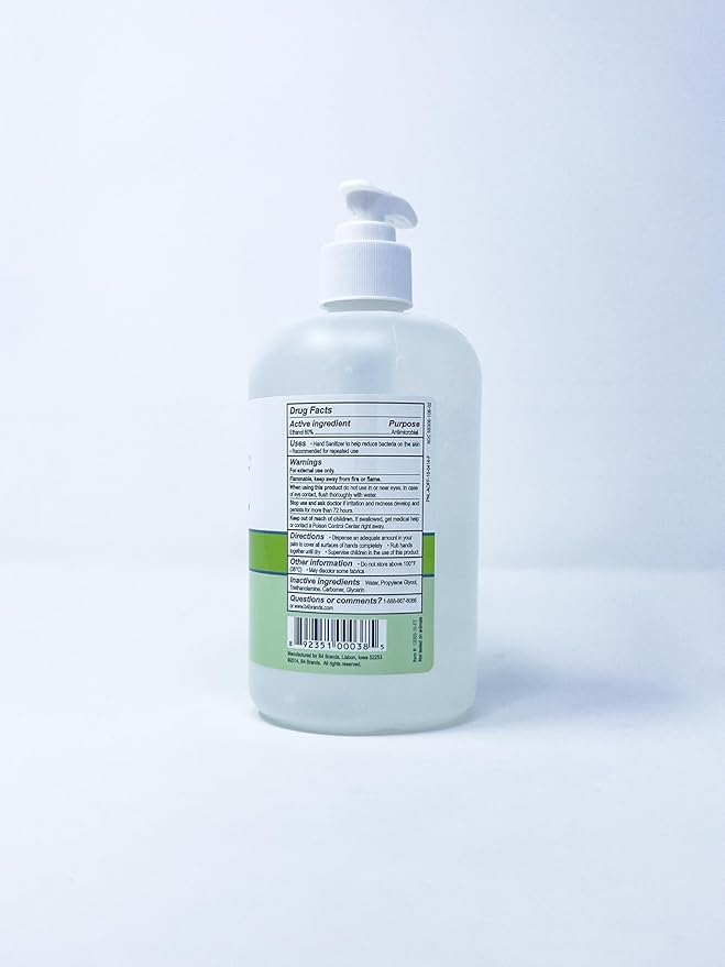 Avant® Original Fragrance Free Gel Hand Sanitizer 16.9oz Bottle, 12-Pack bulk refil