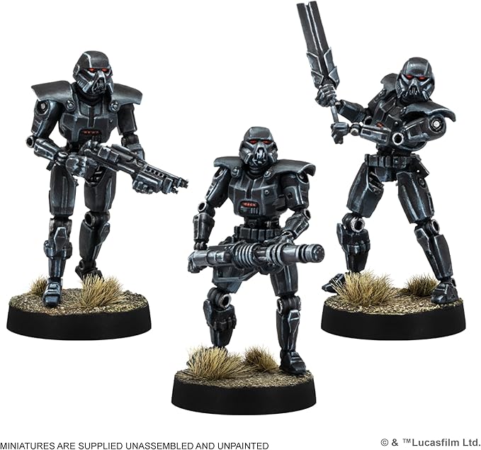 Asmodee Star Wars: Legion Imperial Dark Troopers Unit Expansion - Tabletop Miniatures Game, Strategy Game for Kids and Adults, Ages 14+, 2 Players, 3 Hour Playtime