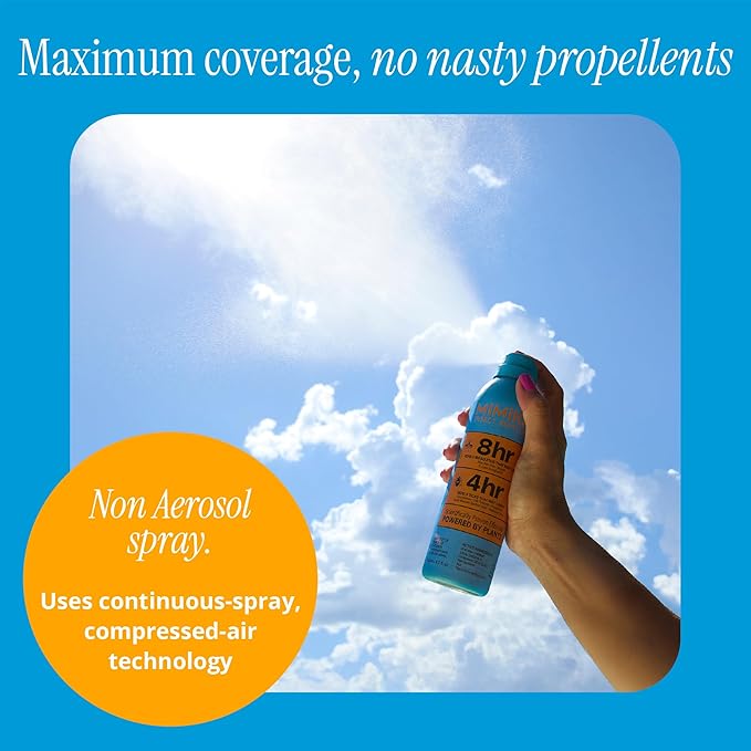 Mimikai Mosquito and Tick Repellent Spray, DEET-Free for Skin and Outdoor Use, Plant-Powered Skincare, 5.5oz