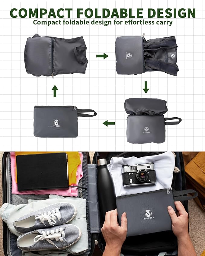 15L Lightweight Packable Hiking Backpack Water Resistant Foldable Daypack for Hiking Travel Cycling Outdoor Sports