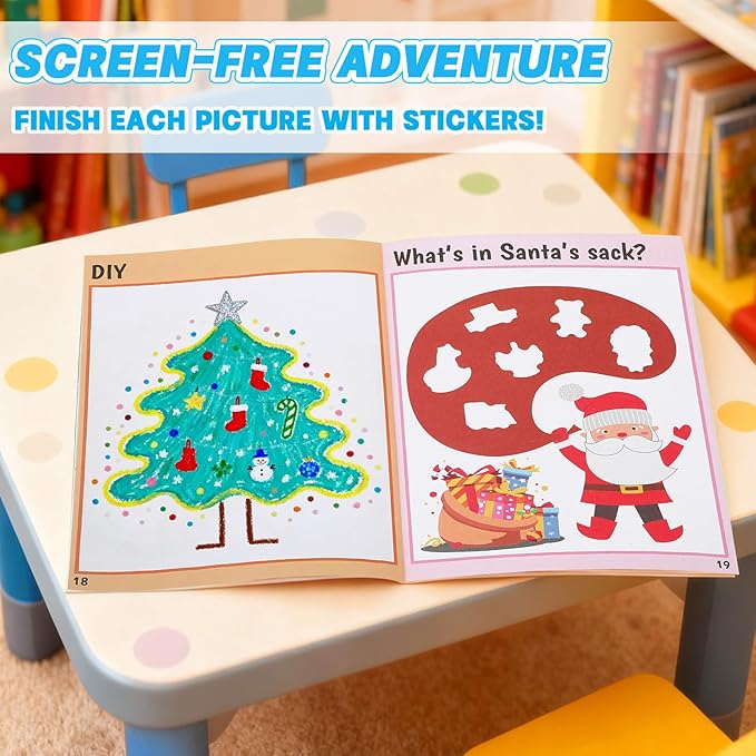 Seek and Find Sticker Fun for Little Ones – Hidden Object Activity Book with Cute Animal Camping Theme, Learning and Fine Motor Skill Games