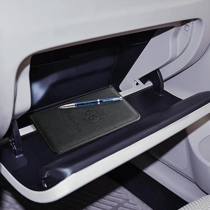 CoBak Car Registration and Insurance Holder - Vehicle Glove Box Car Organizer,Auto Truck Comparment Accessories Case with Magnetic Closure for Driver License,Cards