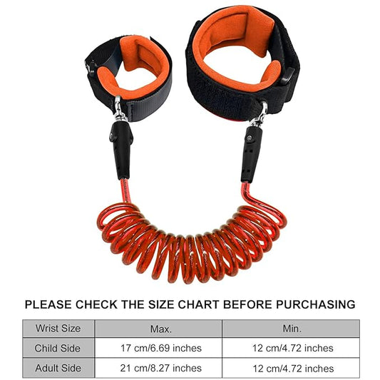 Blisstime Anti Lost Wrist Link Safety Wrist Link for Toddlers, Babies & Kids