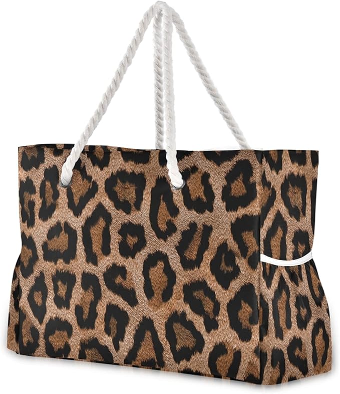 senya Large Beach Shoulder Bags Canvas Tote Water Resistant for Gym Travel Daily