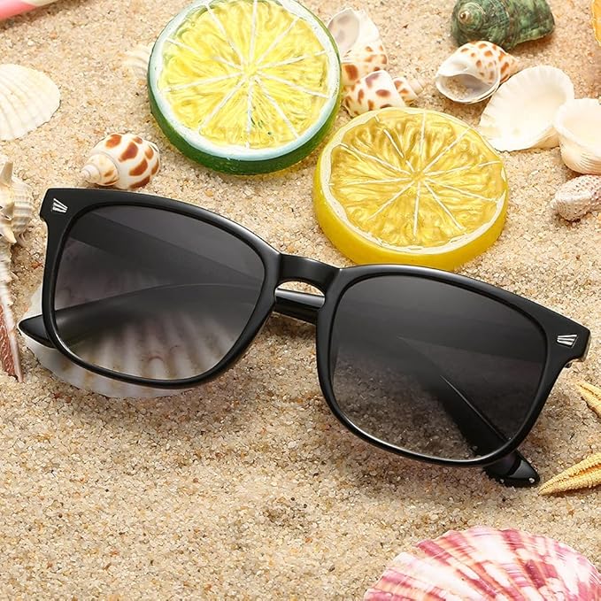 DUSHINE Polarized Sunglasses for Women Classic Retro Style UV400 Protection