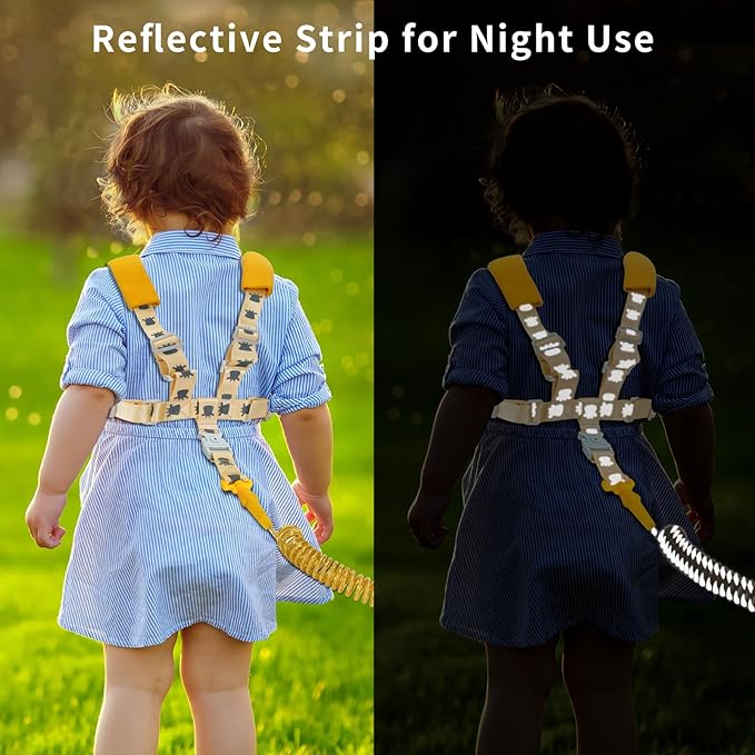 Toddler Leash, Anti Lost Wrist Link for Kids, 4 in 1 Kid Harness Backpack Leash, Child Safety Leash