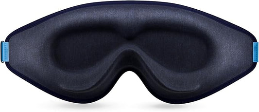 MyHalos® Sleep Mask - Eye Masks for Sleep - 100% Blackout Sleeping Mask for Women, Men & Side Sleepers - 3D Sleeping Eye Mask for Zero Pressure - Award Winning Design, Eyelash Friendly & Breathable