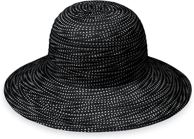 Wallaroo Hat Company Women’s Petite Scrunchie Sun Hat – UPF 50+, Wide Brim, Packable, Adjustable for Smaller Crown Sizes
