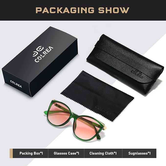 Trendy Cat Eye Sunglasses for Women Fashion Cateye UV400 Protection Glasses CL22017