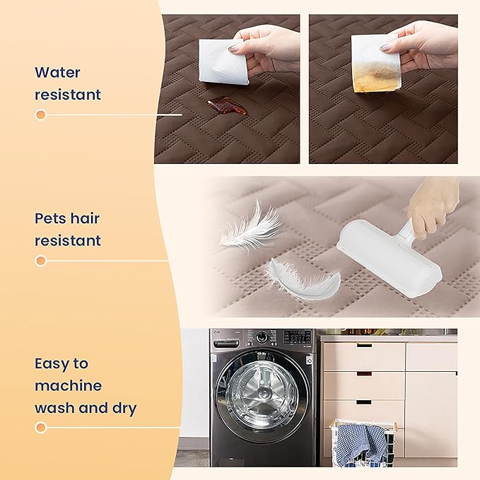 gogobunny 100% Double Sided Waterproof Dog Blanket Soft Pet Bed Cover Reversible Protect Furniture Couch Sofa Car for Puppy Cat Kids (Dark Chocolate/Light Chocolate, 40x50 Inch (Pack of 1))