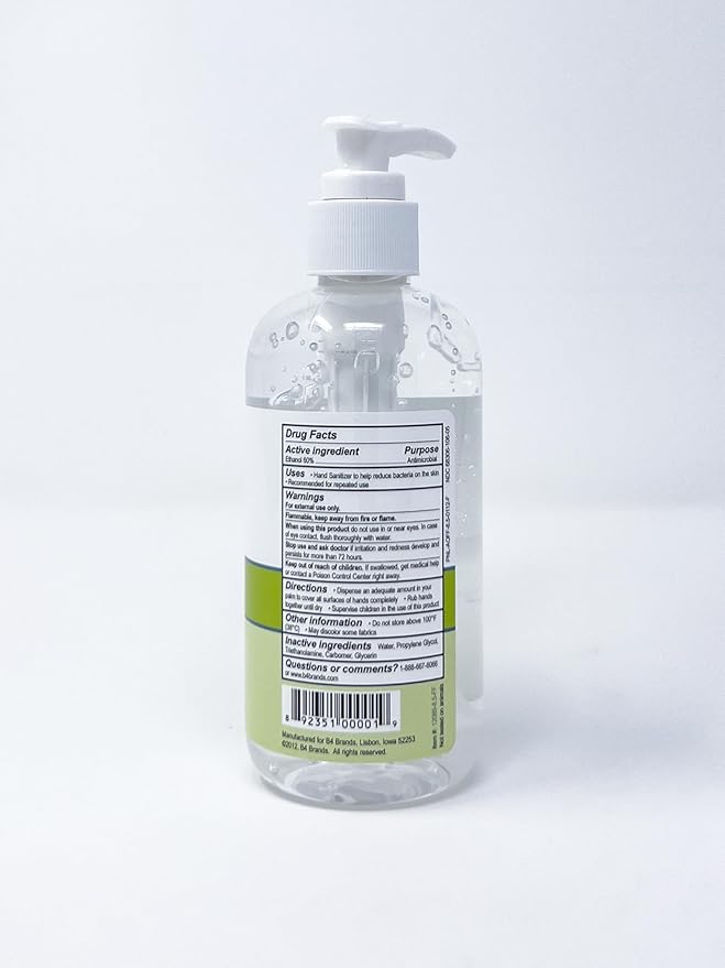 Avant® Original Fragrance Free Instant Gel Hand Sanitizer 8.5oz Bottle, 24-Pack bulk refill