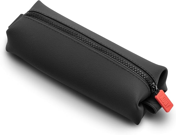 TOOLETRIES The Koby Mini Kit - Silicone Toiletry Organizer, Bathroom Travel Bag - Features Heavy-Duty Zipper, Leak Resistance, Easy to Clean - Charcoal