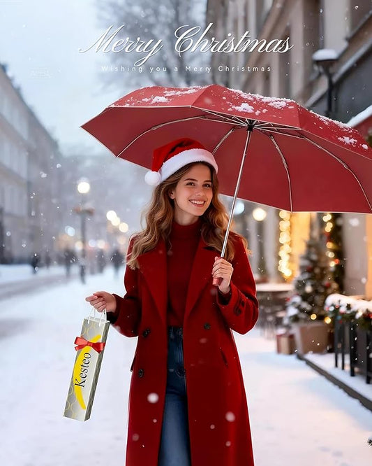 Windproof Travel Umbrella for Rain, Withstand 85MPH Winds, 54 Inch Automatic Reverse Fold Umbrellas Easy Auto Open Close, Portable Compact Umbrella Includes Cover Bag, Perfect for Travel, Car, Commute, Women Men, Backpack