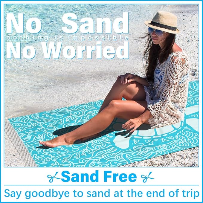 Thin Turkish Beach Towel Lightweight Soft Cotton Extra Large XL Oversized Sand Free Sandproof Absorbent Quick Dry Towels Cloud Bath Pool Travel Compact Essentials Accessories for Adult Gifts